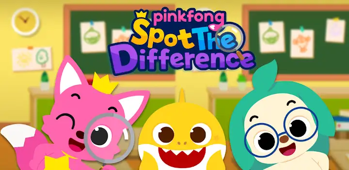 Pinkfong Spot the difference : — Android game banner