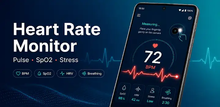 Heart Rate Monitor - Pulse BPM — Android app banner