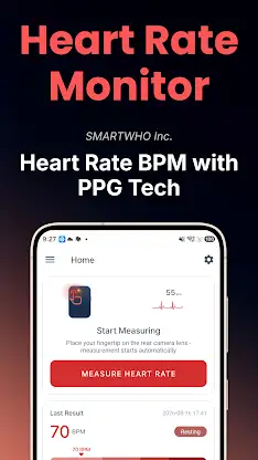 Heart Rate Monitor - Pulse BPM screenshot 1