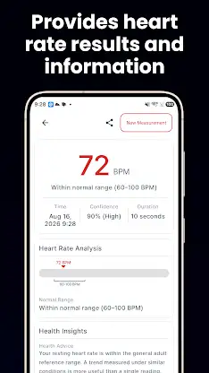 Heart Rate Monitor - Pulse BPM screenshot 3