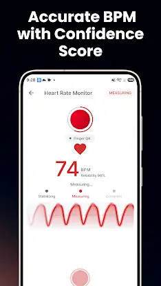 Heart Rate Monitor - Pulse BPM screenshot 2
