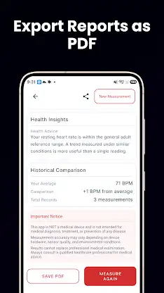 Heart Rate Monitor - Pulse BPM screenshot 5