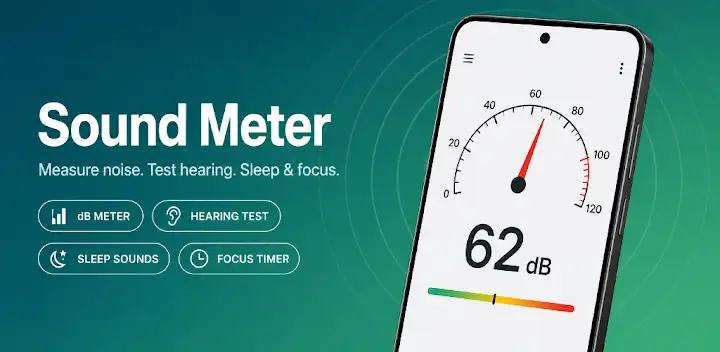 Sound Meter - dB Noise Meter — Android app banner