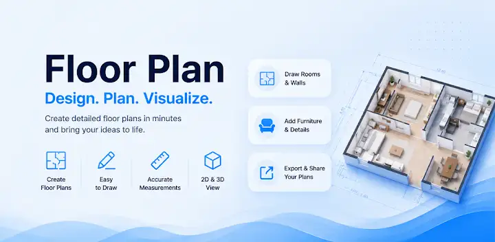 House Design Floor Plan 3D — Android app banner