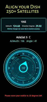 Satellite TV Finder, Dish 360 screenshot 1