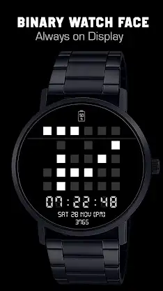 Binary Time Watch Face screenshot 4