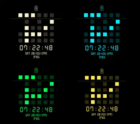 Binary Time Watch Face screenshot 3