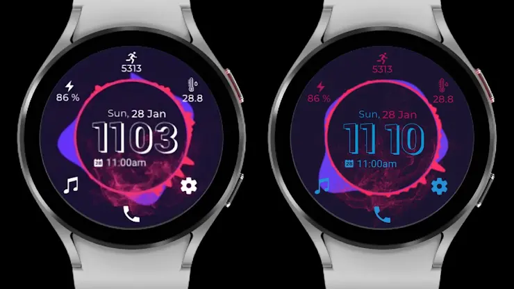 Musical Beat Watch Face screenshot 2