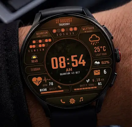 Sci Fi Quantum Watch Face screenshot 4