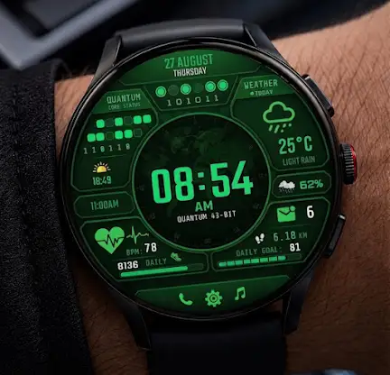Sci Fi Quantum Watch Face screenshot 3