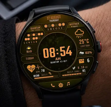 Sci Fi Quantum Watch Face screenshot 2
