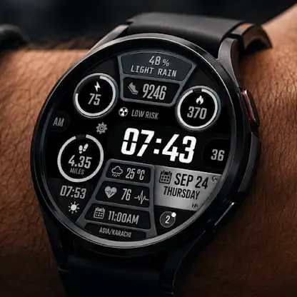 Sci Fi Slate Watch Face screenshot 3