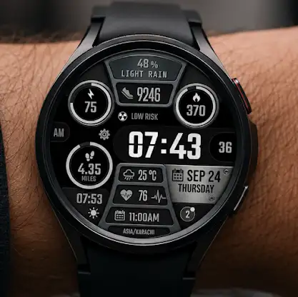 Sci Fi Slate Watch Face screenshot 1