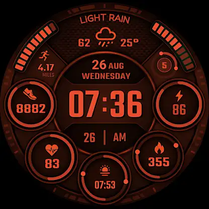 Sci Fi Tactical Watch Face screenshot 4