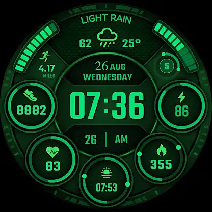 Sci Fi Tactical Watch Face screenshot 3