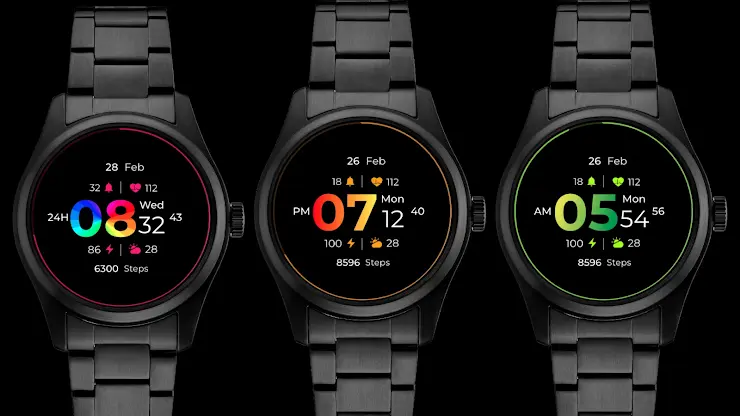 SM Gradient Hour Watch Face screenshot 3