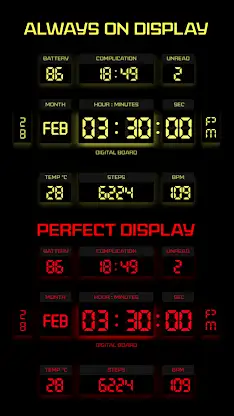 Digital Board Watch Face screenshot 4