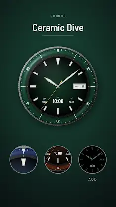 SoGood Ceramic Dive Watch Face screenshot 2