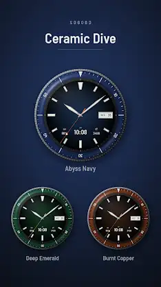 SoGood Ceramic Dive Watch Face screenshot 1