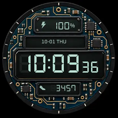 SoGood Circuit LCD Watch Face screenshot 6