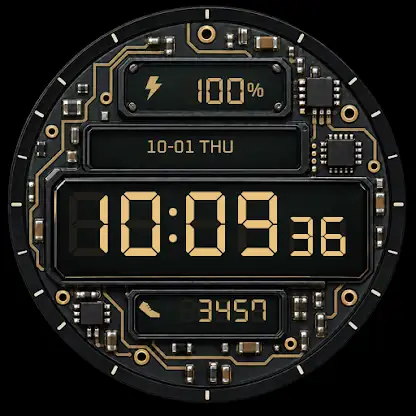 SoGood Circuit LCD Watch Face screenshot 4