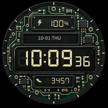 SoGood Circuit LCD Watch Face screenshot 5