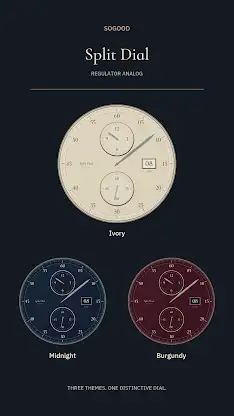 SoGood Split Dial Analog Face screenshot 1