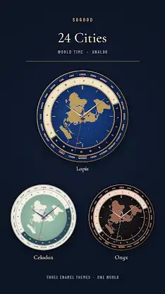 SoGood 24 Cities World Time screenshot 1