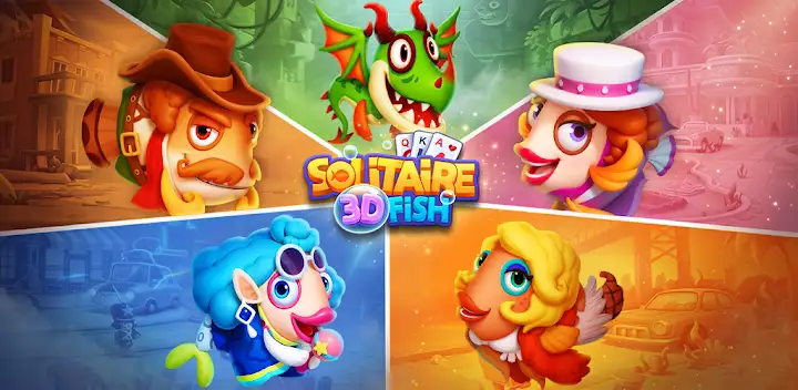 Solitaire 3D Fish — Android game banner