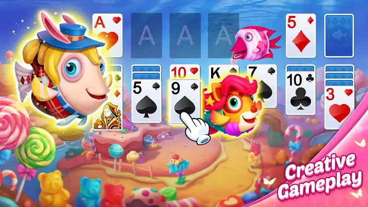 Solitaire 3D Fish screenshot 1