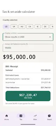 SoloRate: 1099 Tax Calculator screenshot 2