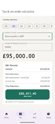 SoloRate: 1099 Tax Calculator screenshot 3
