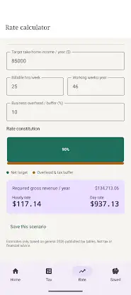 SoloRate: 1099 Tax Calculator screenshot 5