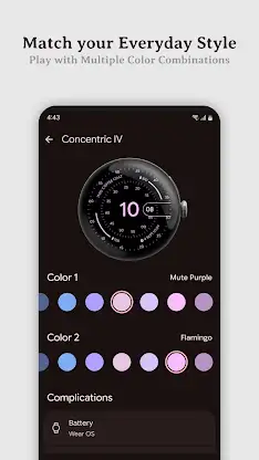 Pixel 4's Concentric Watchface screenshot 3