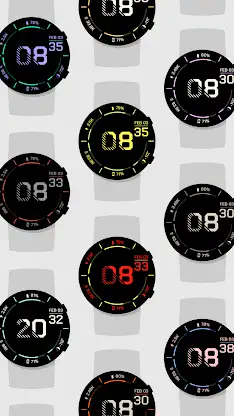Honeycomb Digital Watch Face screenshot 4