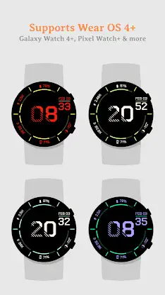 Honeycomb Digital Watch Face screenshot 2