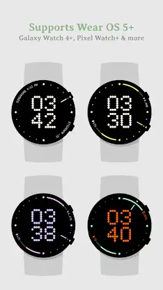 Retro Hybrid Watch Face screenshot 2