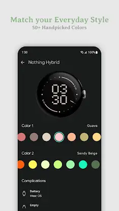 Retro Hybrid Watch Face screenshot 3