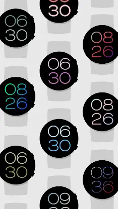 Thin Pixel Watch Face screenshot 4