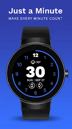 Just a Minute™ Wear Watch Face screenshot 1