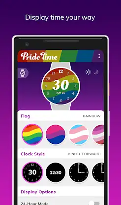 Pride Time™ Wear OS Watch Face screenshot 2