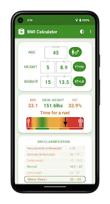 BMI Calculator screenshot 2