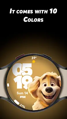 Adorable Animals 2 - Watchface screenshot 3