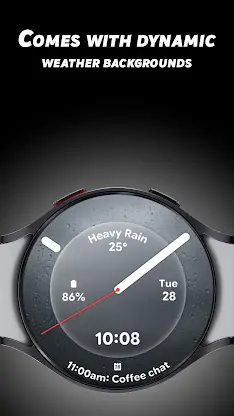 Analog Weather 3 - Watch face screenshot 2