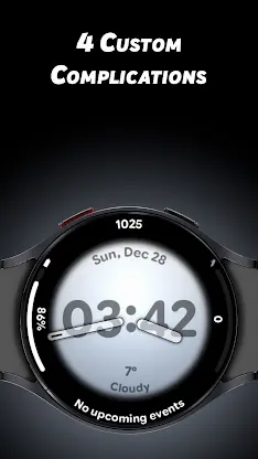 Analog Weather 2 - Watch face screenshot 3