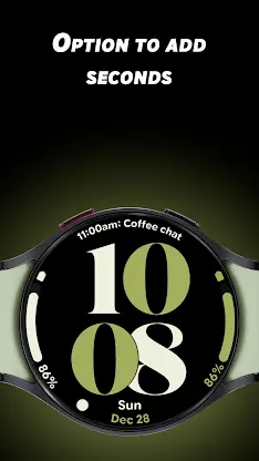 Bold Time - Watch face screenshot 3