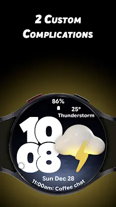 Bold Weather - Watch face screenshot 4
