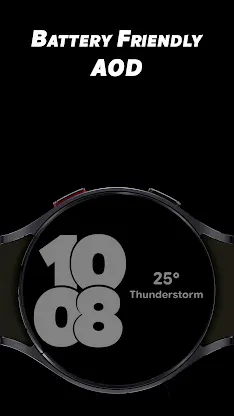 Bold Weather - Watch face screenshot 5