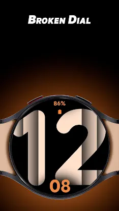 Broken Dial - Watch face screenshot 1