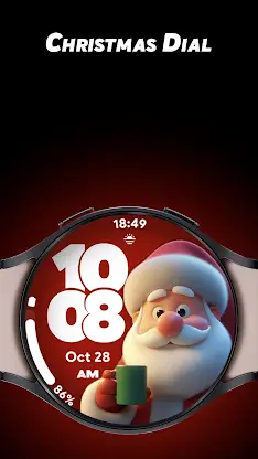 Christmas Dial - Watch face screenshot 1